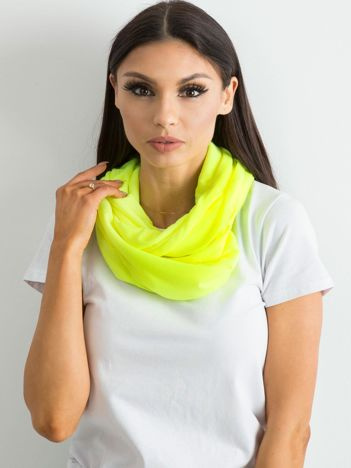 Fluo gelber Schal.