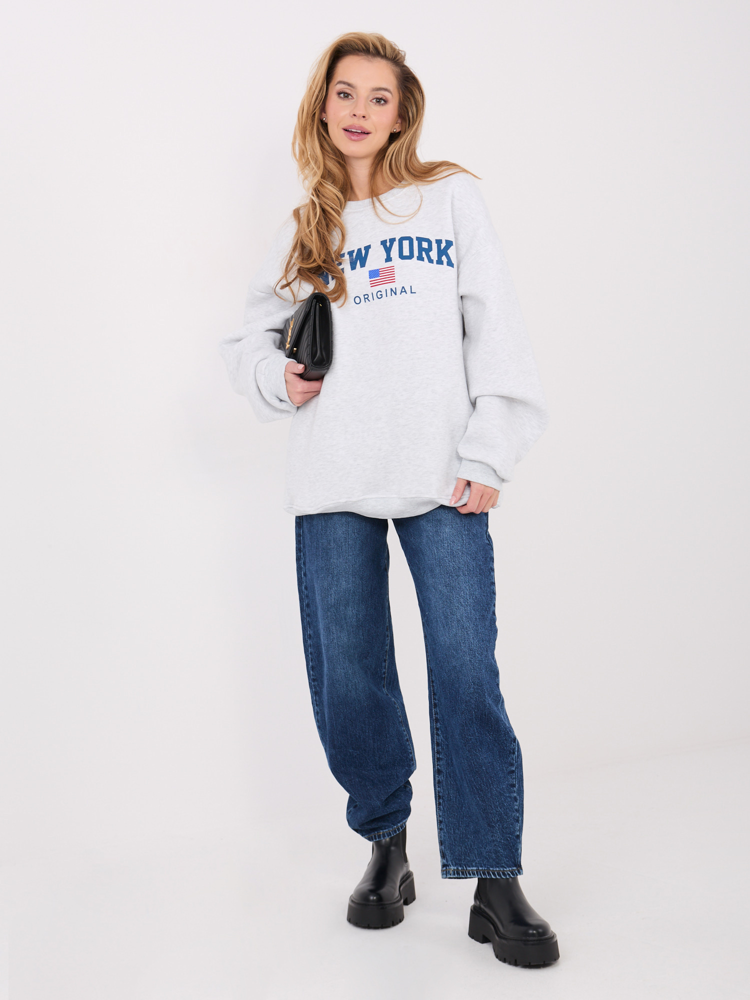 Bluza jasny szary