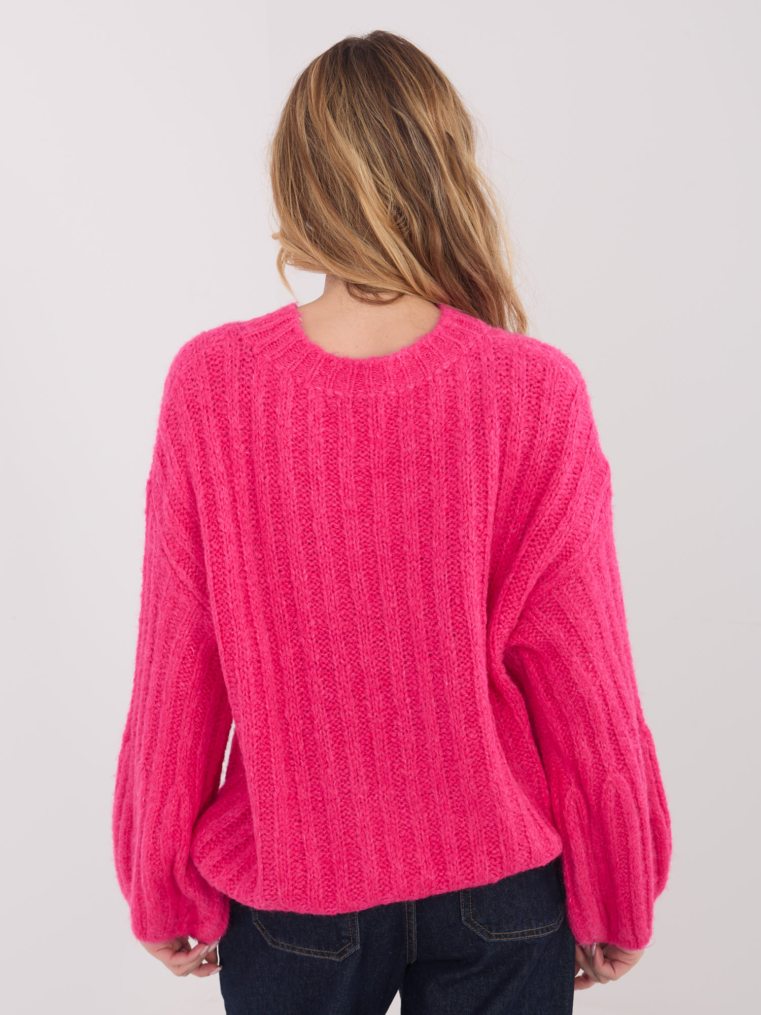 Sweter fuksjowy