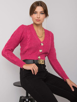 Różowy sweter rozpinany Aristide RUE PARIS