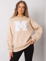 Jasnobeżowa bluza bawełniana Armelle