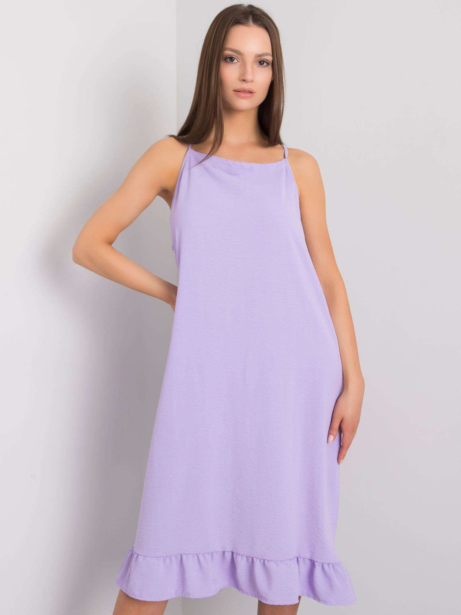 Helle lila Trägerkleid Simone.