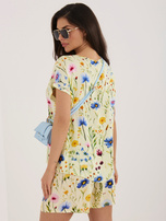 Jasnożółta wiskozowa bluzka od kompletu SUBLEVEL 