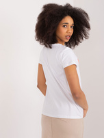 Hurt Biały damski t-shirt z misiami BASIC FEEL GOOD