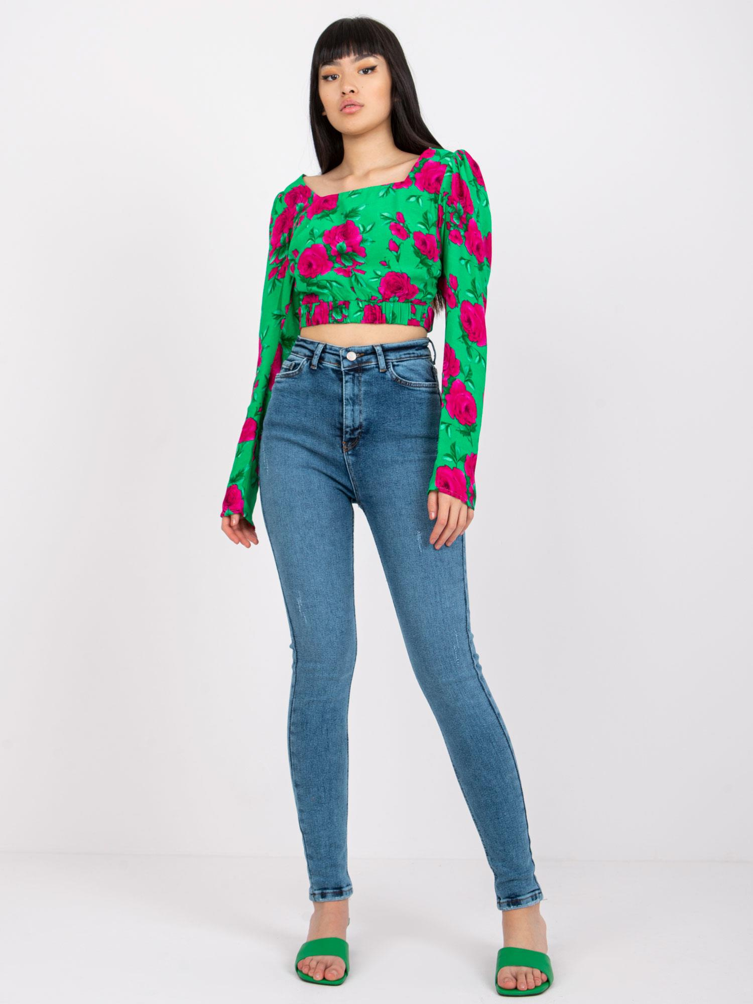 Niebieskie jeansy z wysokim stanem Lilly
