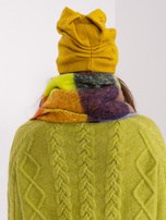 Hurt Oliwkowa czapka zimowa z kaszmirem