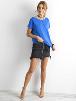 Niebieski t-shirt Fire