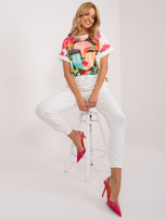 Hurt Ecru dwuczęściowy komplet welurowy RUE PARIS