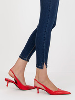 Hurt Ciemnoniebieskie spodnie jeansowe skinny STITCH & SOUL 