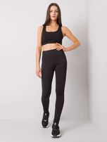 Black Leffy Sports Leggings
