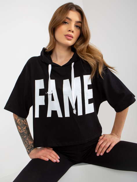 Hurt Czarny dwuczęściowy komplet sportowy z legginsami