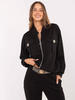 Bordowy  komplet z ozdobnymi broszkami 