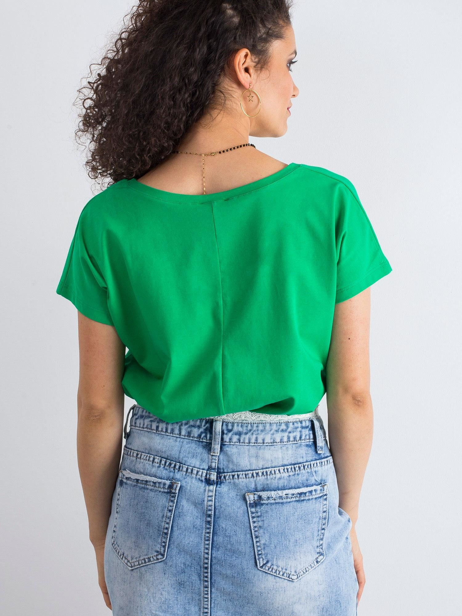 Zielony t-shirt Emory