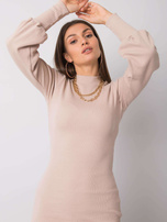 Beżowa sukienka Cally RUE PARIS