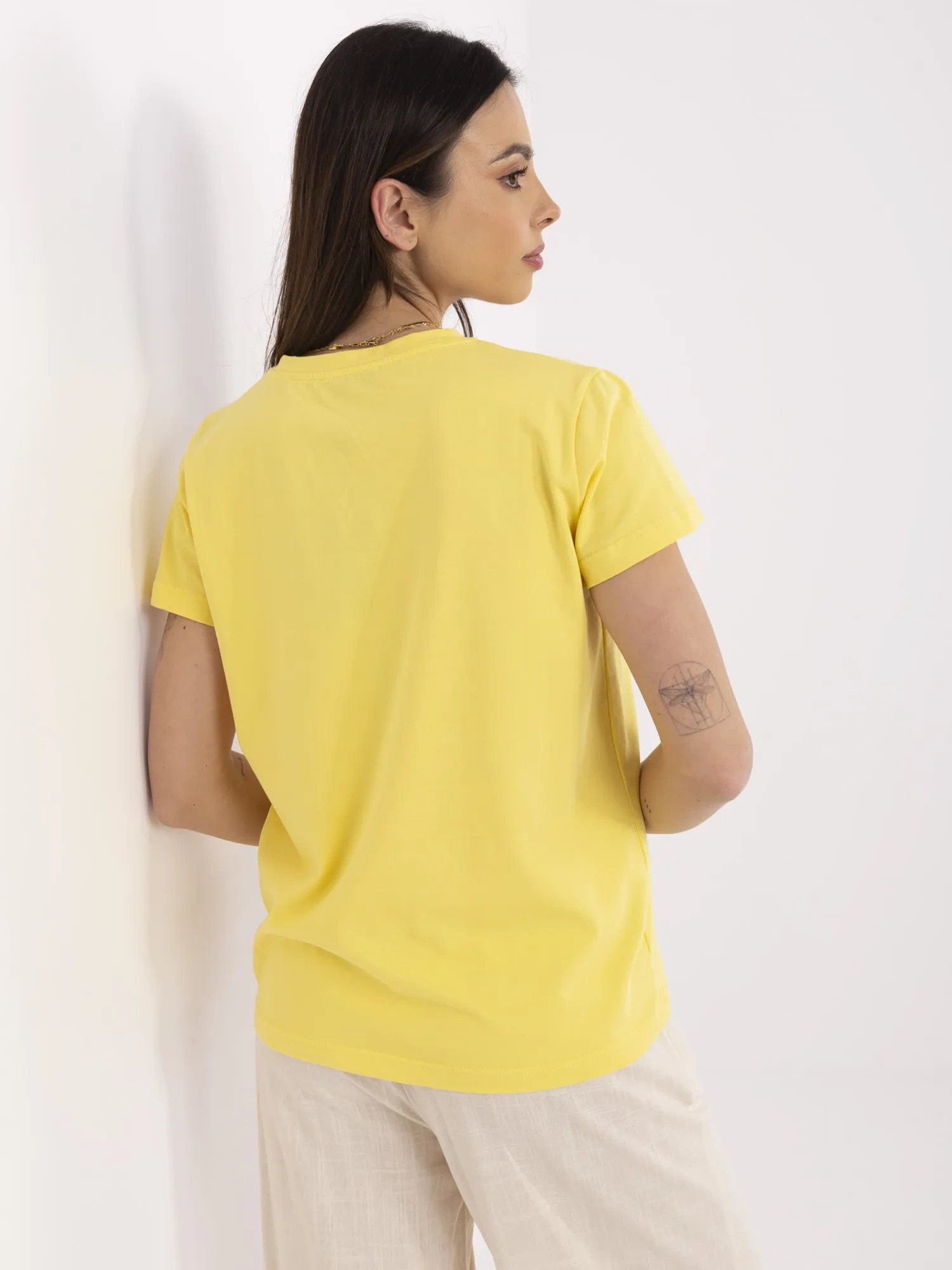 T-shirt żółty