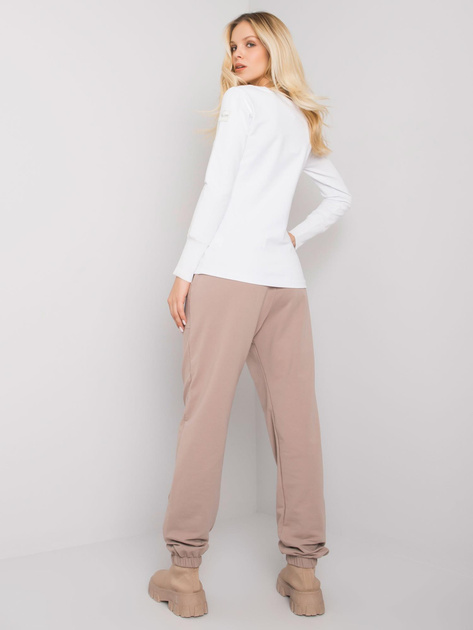 Biało-beżowy damski komplet casualowy Atalaya RUE PARIS