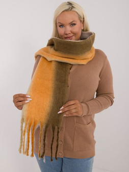 Scarf khaki Wool Fashion Italia