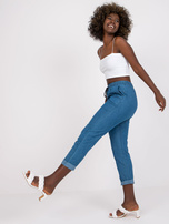 Niebieskie spodnie z kantem Alexis