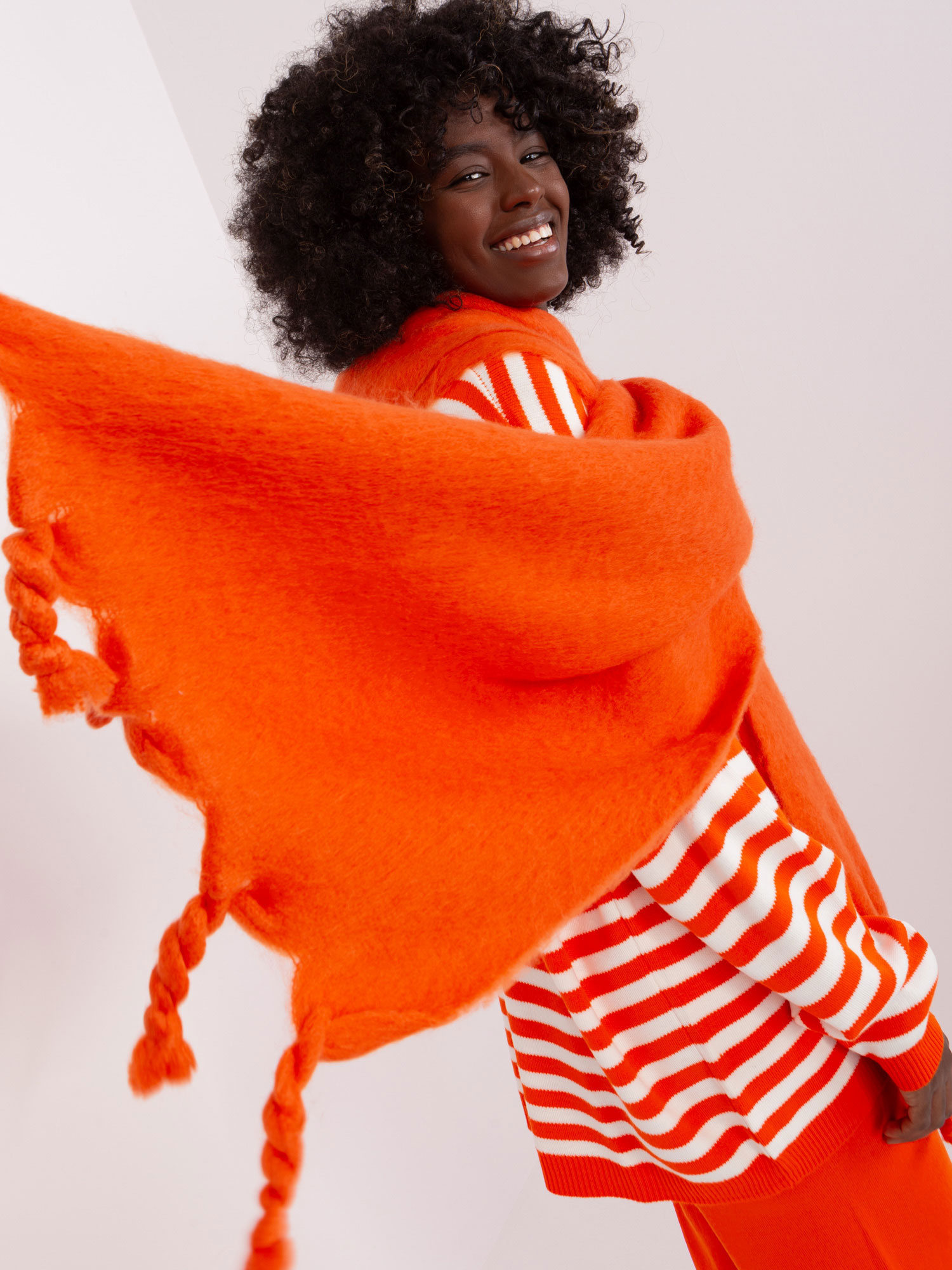 Wholesale Orange Winter Women's Scarf
