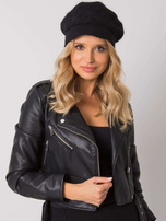 Hurt Ciemnobrązowa czapka zimowa z daszkiem