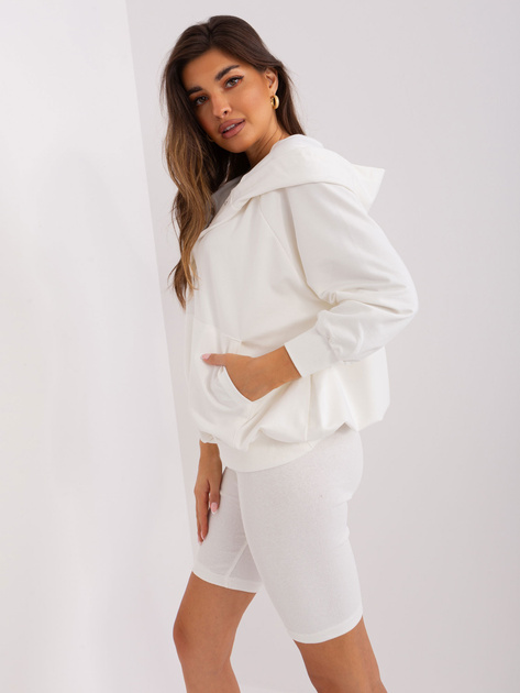 Hurt Ecru trzyczęściowy komplet casualowy z bluzą i kolarkami