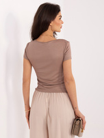 Fango elegancka bluzka z drapowaniem