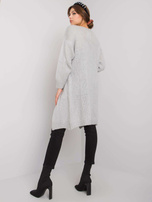 Szary kardigan dzianinowy Yohana OCH BELLA