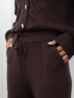 Chocolate elegant knit set.