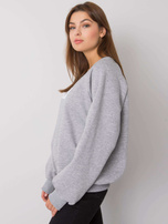 Szara bluza bez kaptura Jordy