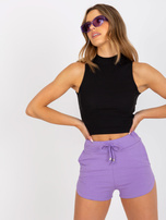 Czarny prążkowany top basic bez rękawów