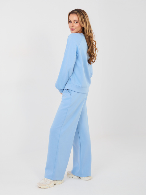 Pastelowy niebieski dwuczęściowy komplet basic