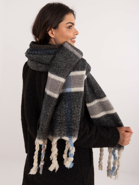 Hurtownia online Czarny zimowy szal damski