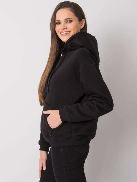 Czarna damska bluza kangurka Georgie