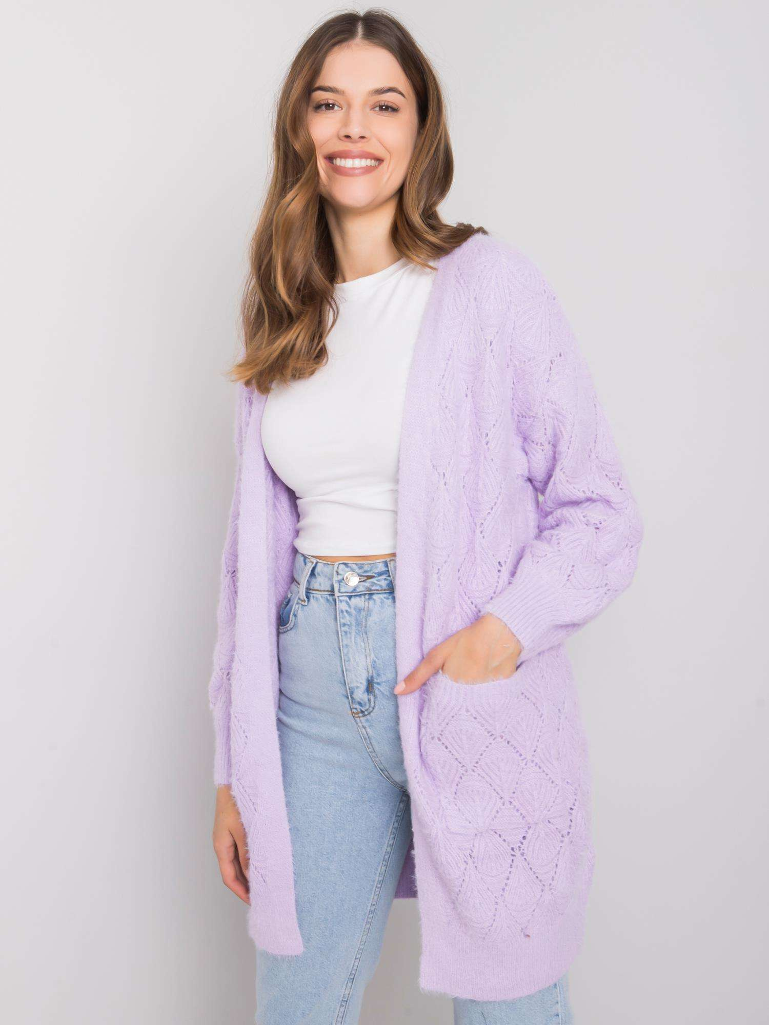 Fioletowy sweter Vera