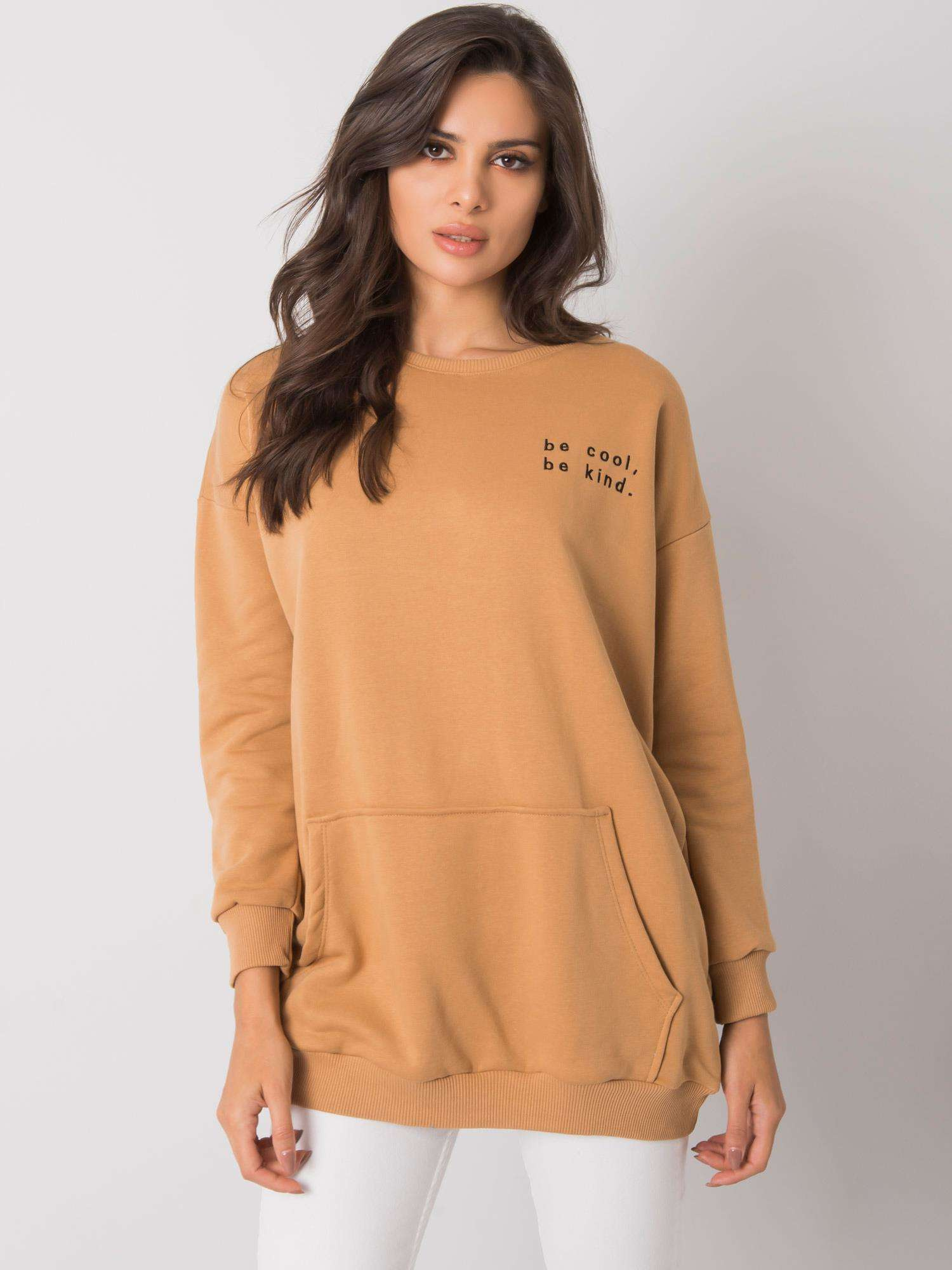 Camel kangaroo sweatshirt Amalfi RUE PARIS