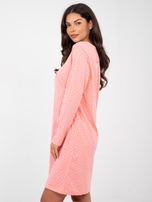 Pomarańczowa nocna koszula z bawełny 