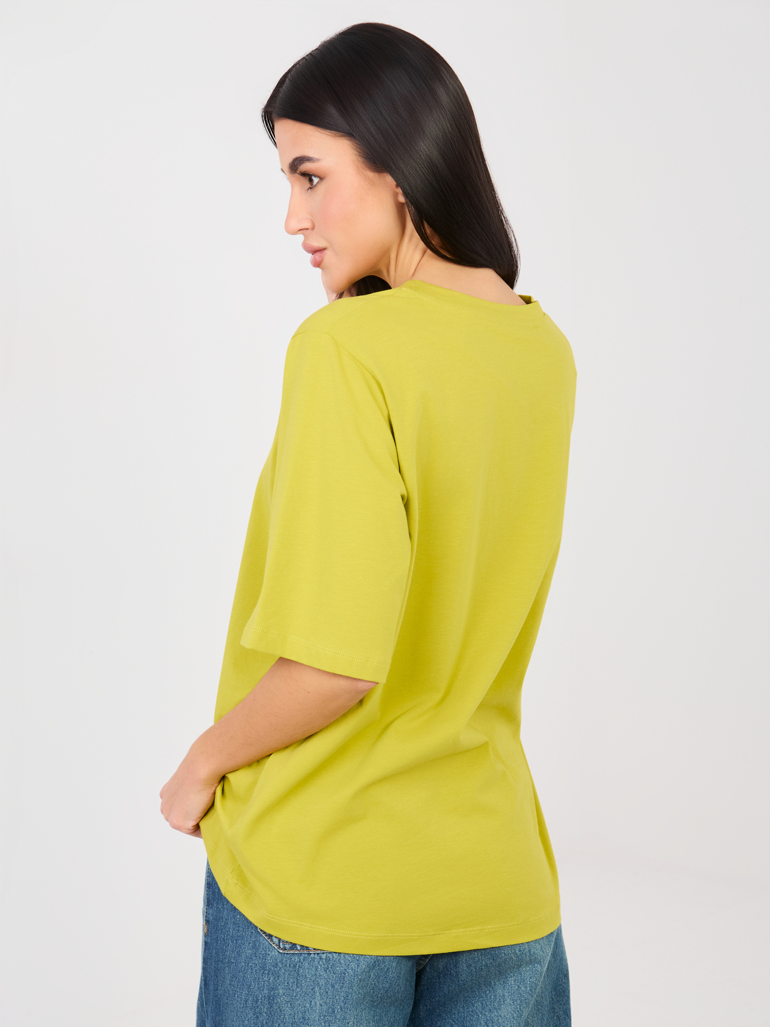 T-shirt limonkowy