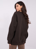 Czekoladowa damska bluza z numerem 21