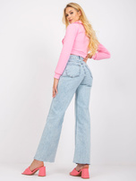 Jasnoniebieskie jeansy straight Lorrin