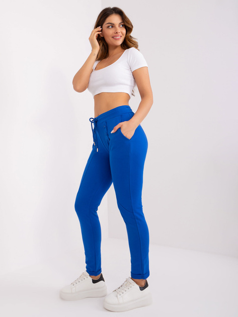 Hurt Ciemnoniebieskie spodnie dresowe z wiązaniem