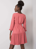 Brudnoróżowa sukienka Fleur