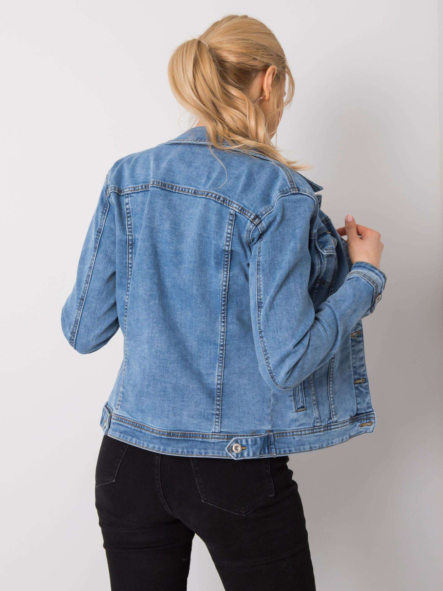 Niebieska kurtka z denimu Gabriela