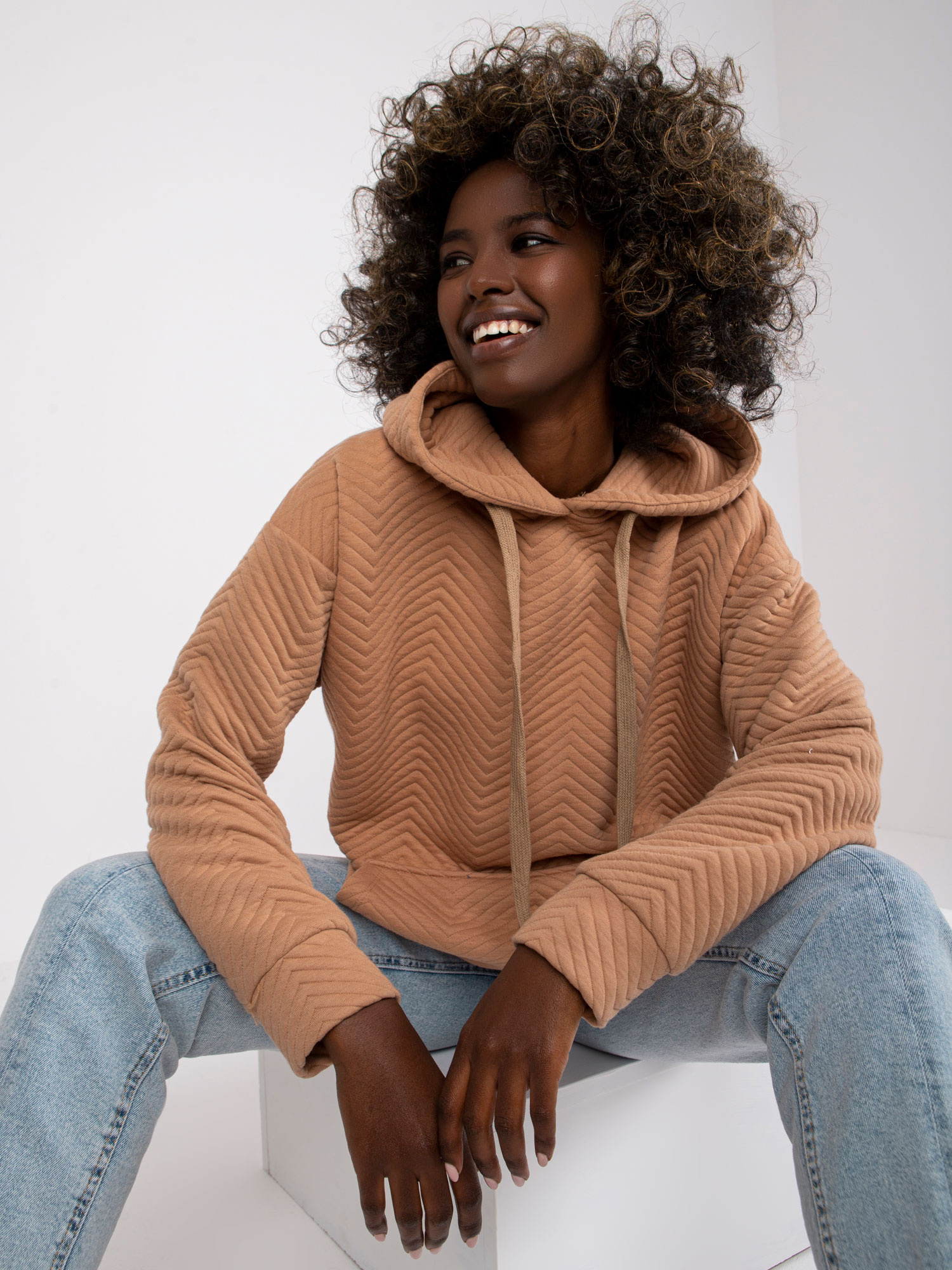 Camel kangaroo sweatshirt Atlanta RUE PARIS