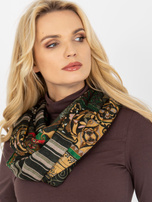 Hurtownia Khaki damska chusta komin z printami 