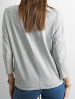 Szara melanżowa bluzka Fiona