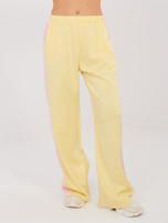 Pastelowy żółty komplet z miękkiego materiału RUE PARIS  