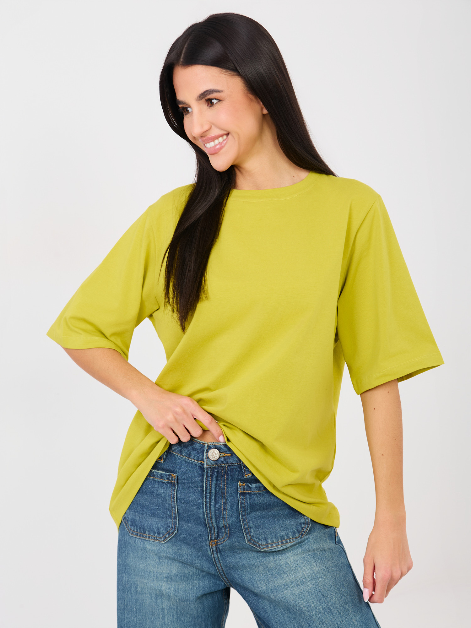 T-shirt limonkowy