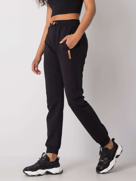 Czarne spodnie dresowe Alivia