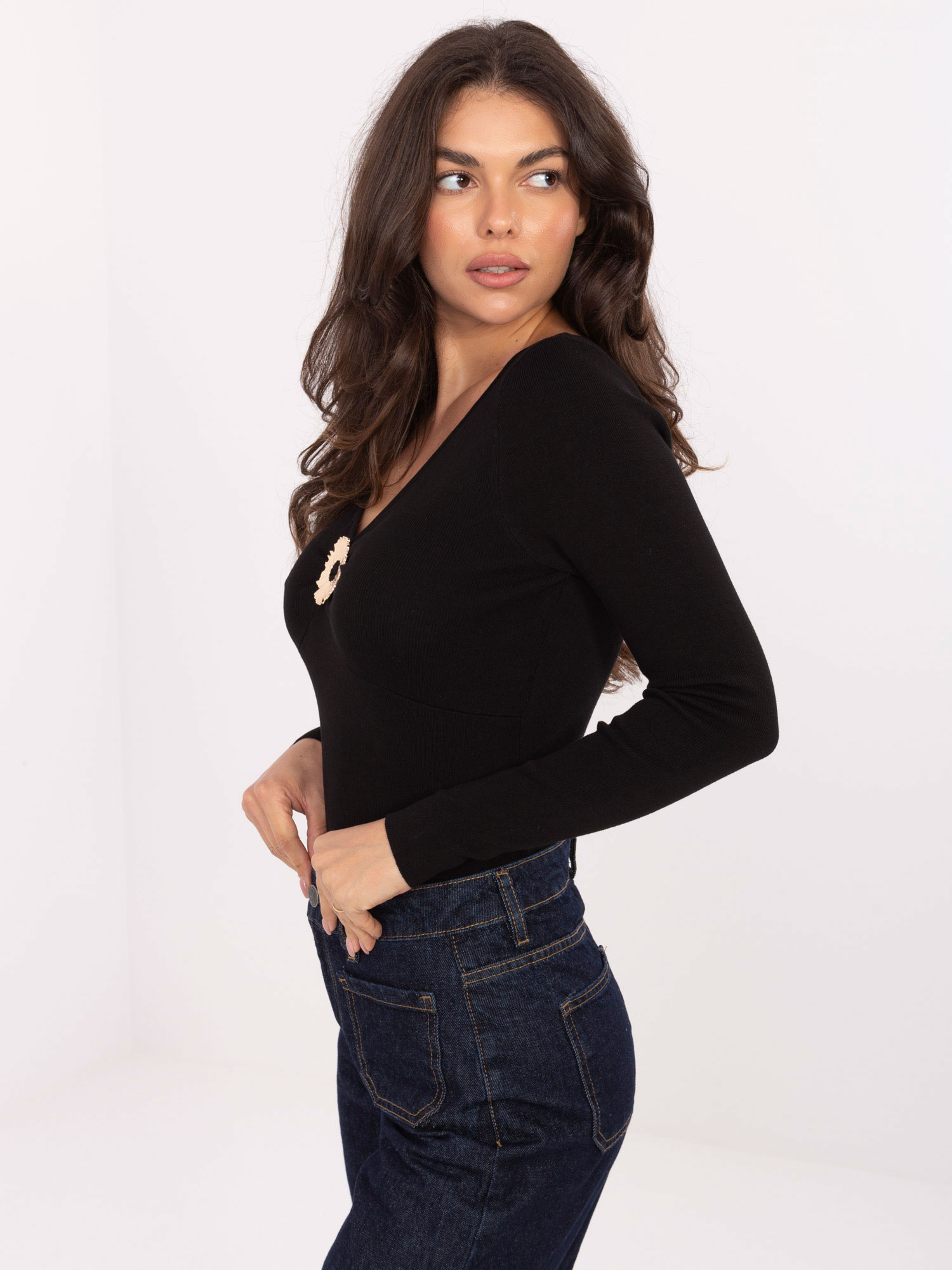 Sweter czarny