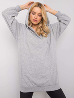 Szara bluza z kapturem Olive